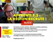 Apprentis : La Région recrute ! Montpellier