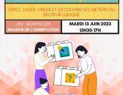 Atelier découverte - Les métiers du jeu - Animé par les Ateliers Ludosophiques